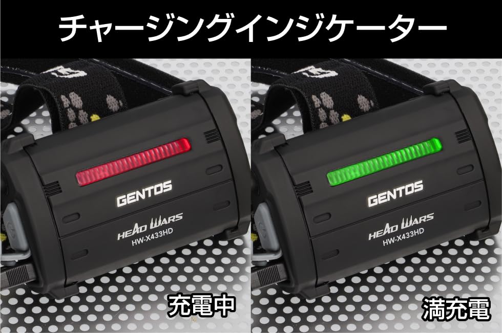 GENTOS ヘッドライト HEAD WARS KDHL-2112 Amazon.co.jp: [GENTOS] ヘッドウォーズ KDHL-2110 ヘッドライト 頭に